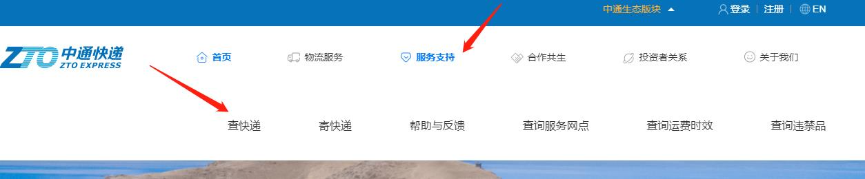 中通快递怎么查快递单号