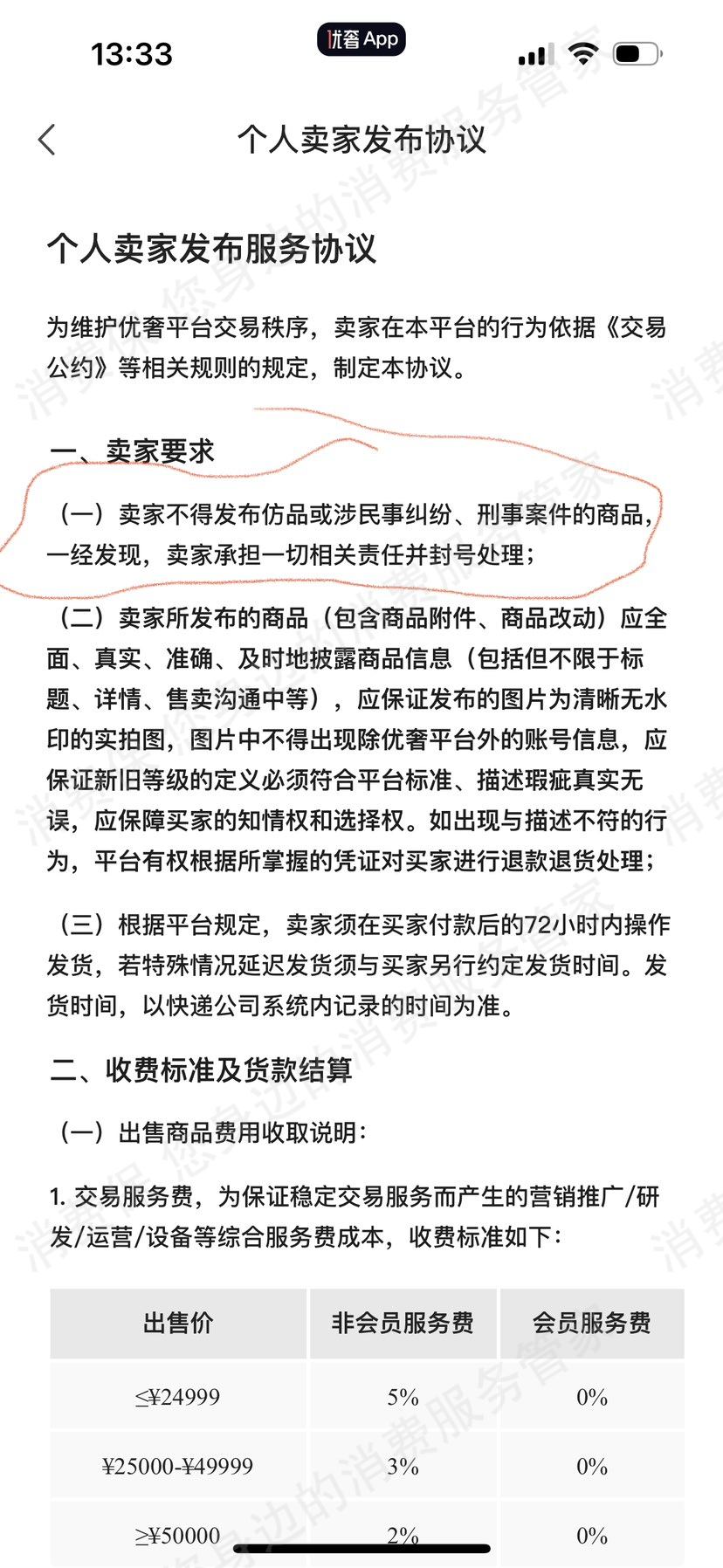 优奢易拍退款纠纷