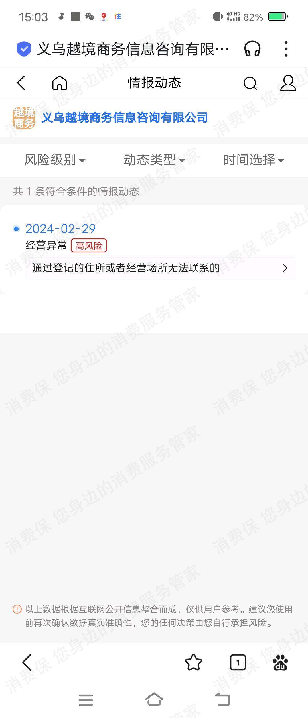 越境商务信息虚假宣传