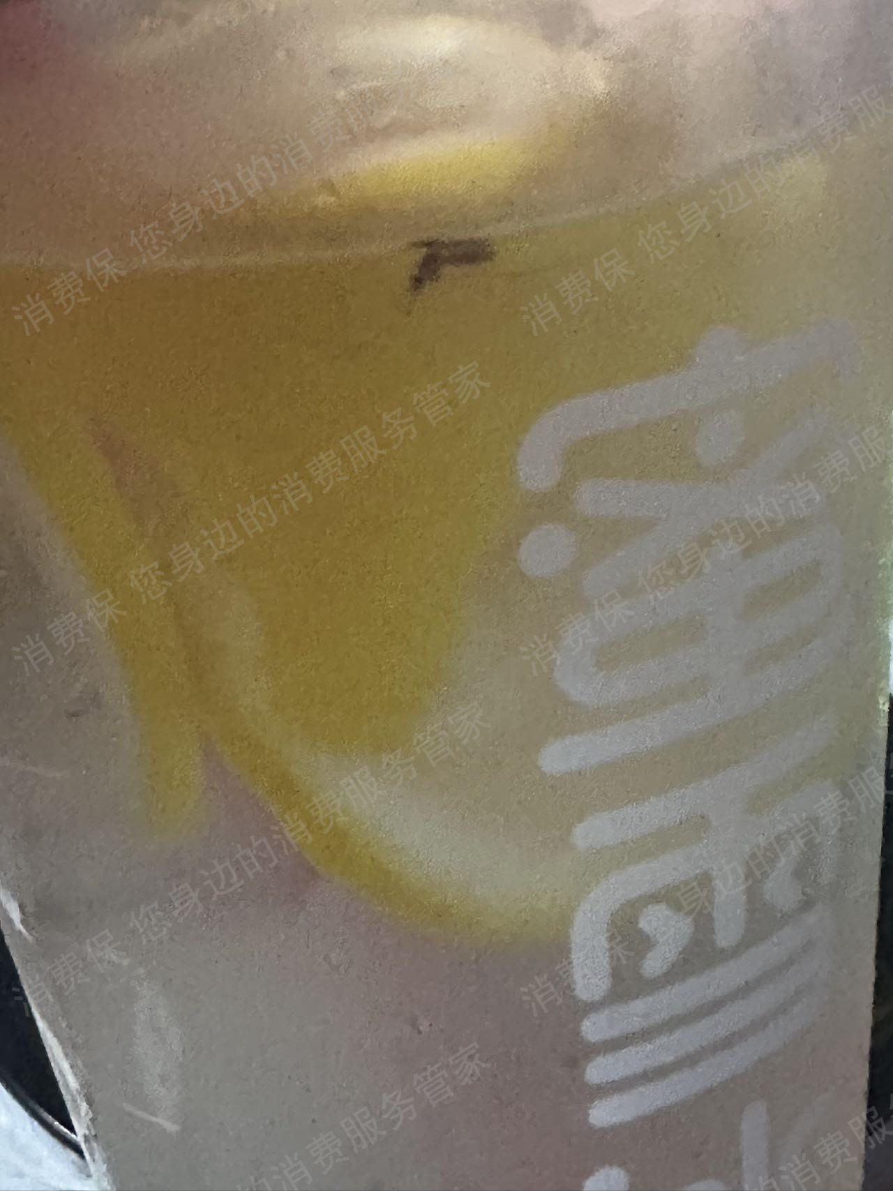 蜜雪冰城（线下门店）商品质量问题
