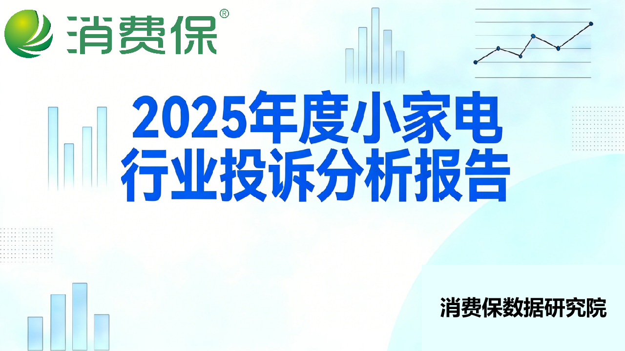 2025年度小家电投诉数据分析报告